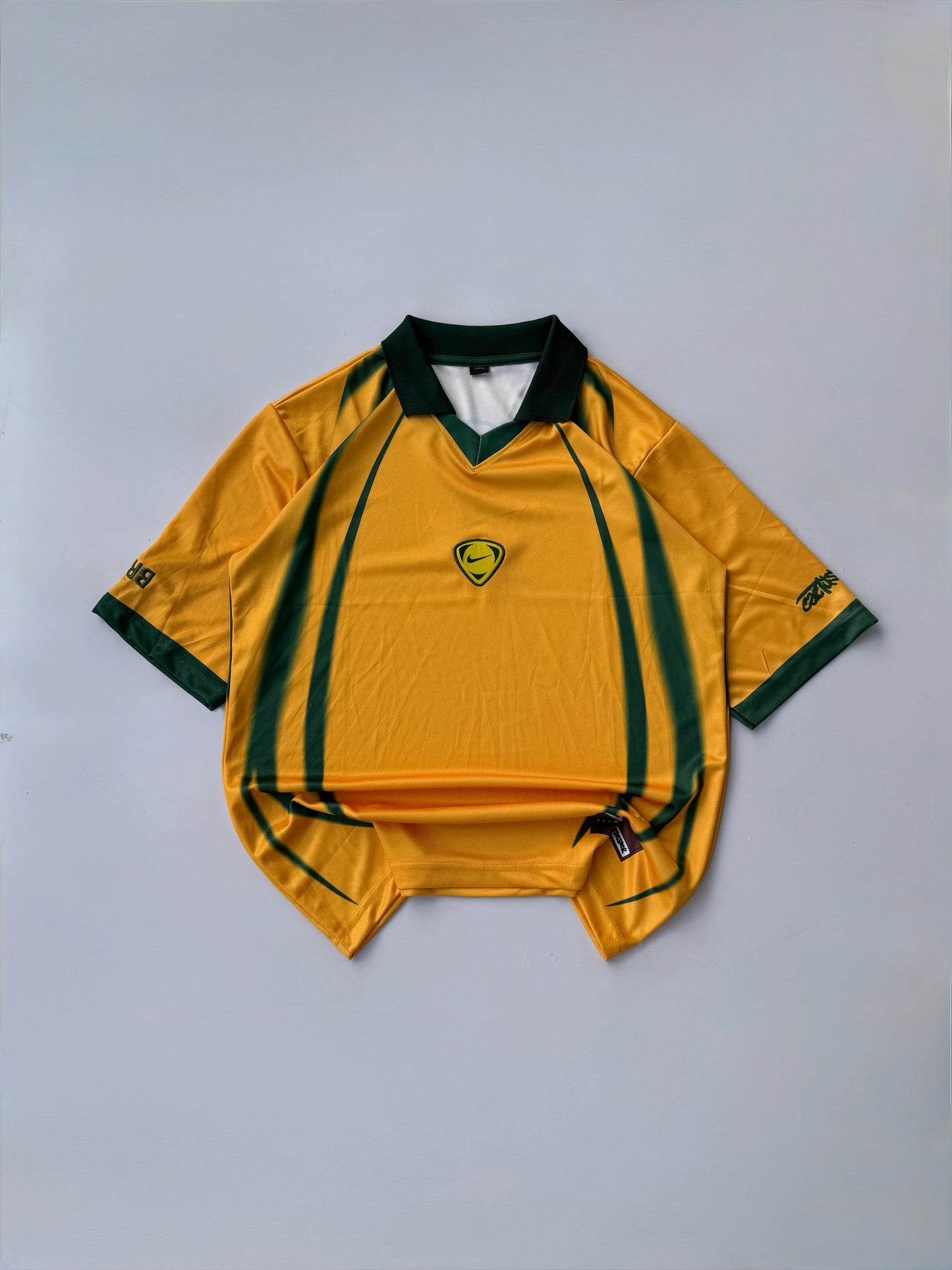 NO NAME BRAZIL CACTUS X NIKE T90 VINTAGE FIVE SLEEVE EMBROIDERY POLO