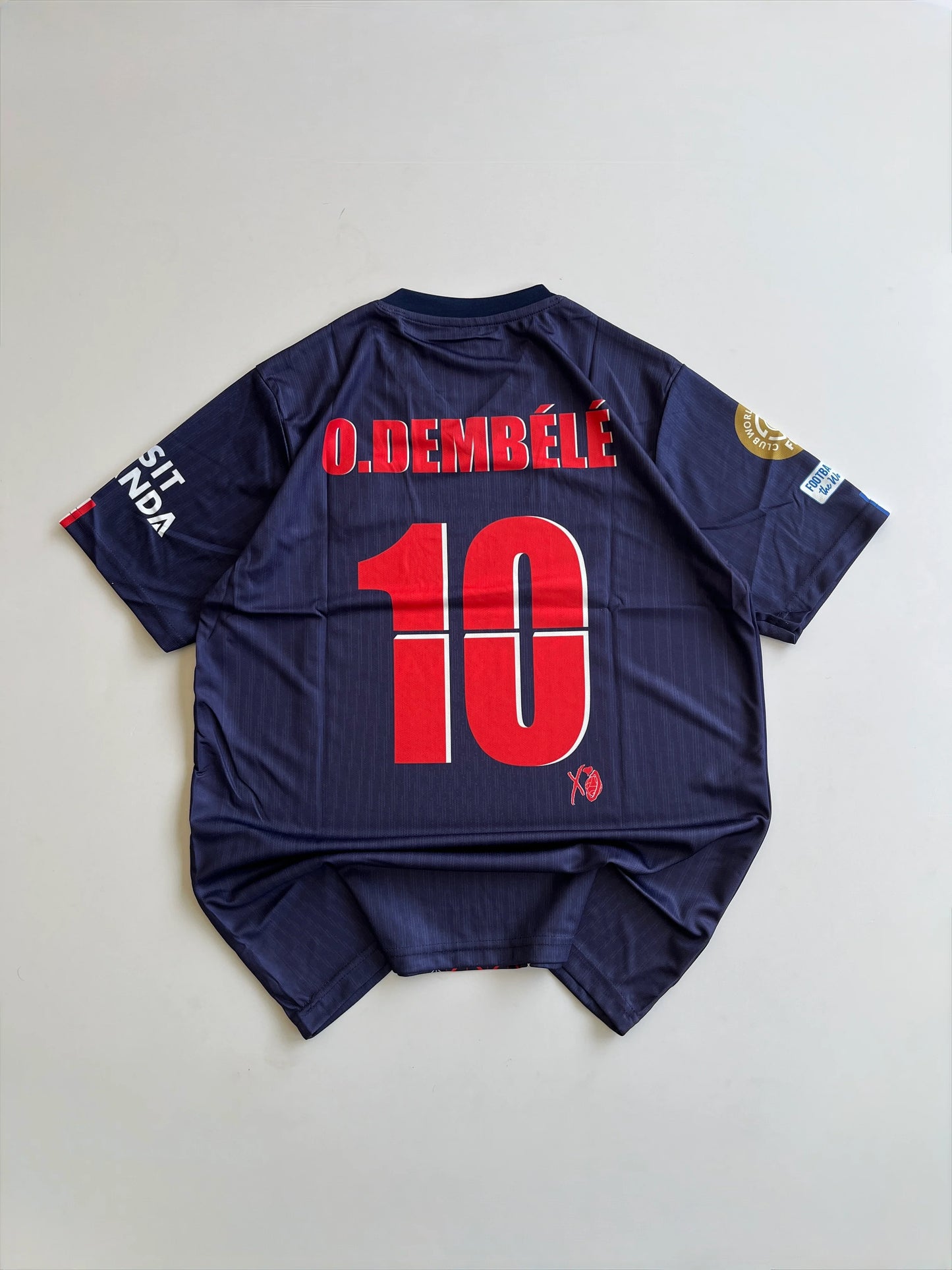 DEMBELE 10 PSG 2025/26 HOME KIT EMBROIDERY