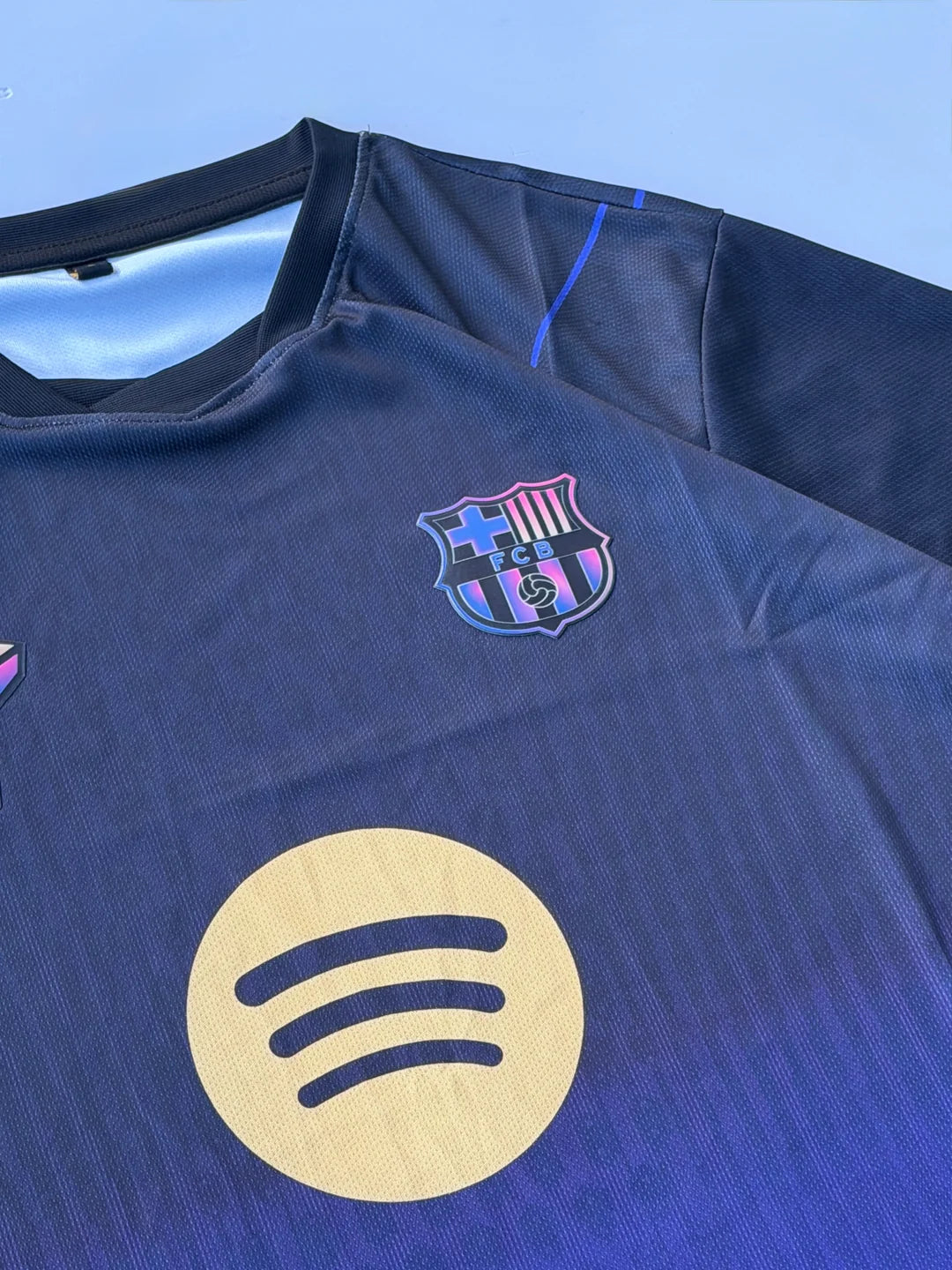 LAMINE YAMAL 10 BARCELONA 2026/27 AWAY KIT 3D SILICONE HEAT PRESS LOGO